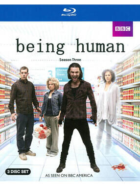 Being Human: Season 3 [Blu-ray]  3 Disc Set- Brand New factory Sealed